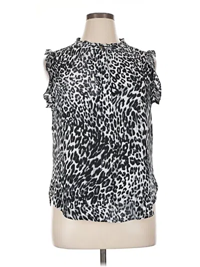 Pre-owned Dkny Sleeveless Blouse In Silver