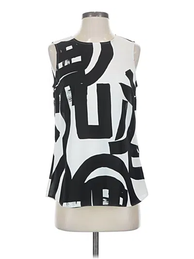 Pre-owned Dkny Sleeveless Blouse In Silver