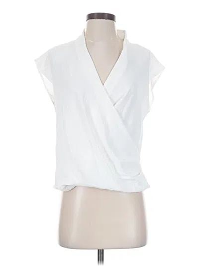Pre-owned Dkny Sleeveless Blouse In White