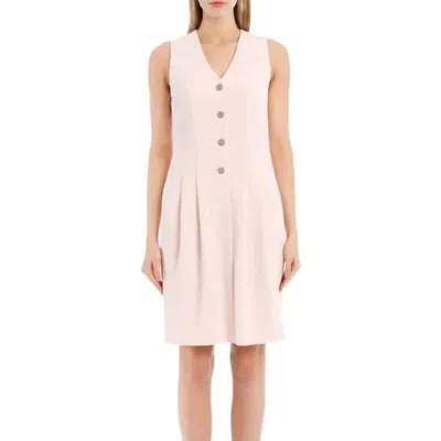 Dkny Sleeveless Dress In Pink