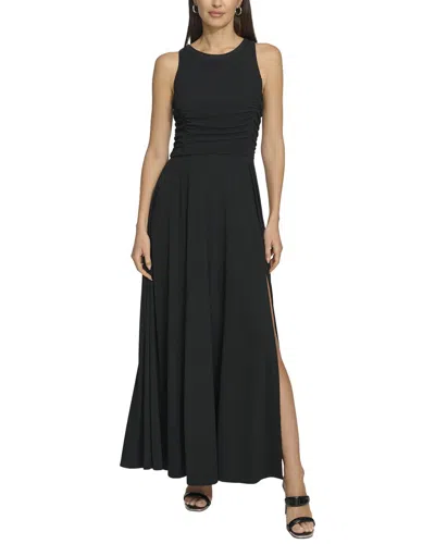 Dkny Sleeveless Maxi Dress In Animal Print