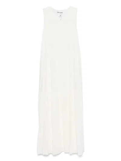 Dkny Sleeveless Maxi Dress In White