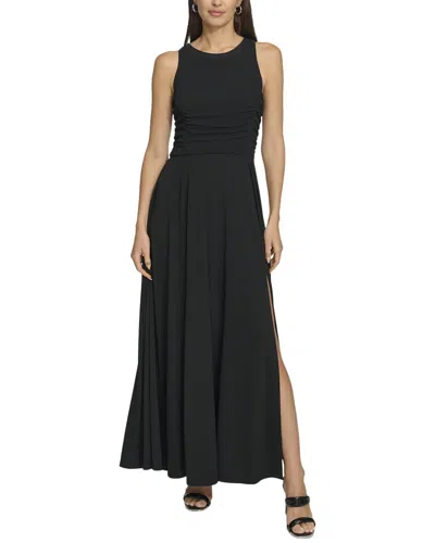 DKNY DKNY SLEEVELESS MESH MAXI DRESS
