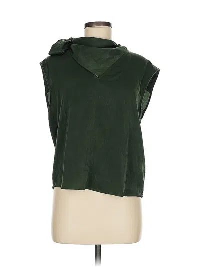 Pre-owned Dkny Sleeveless T-shirt In Green