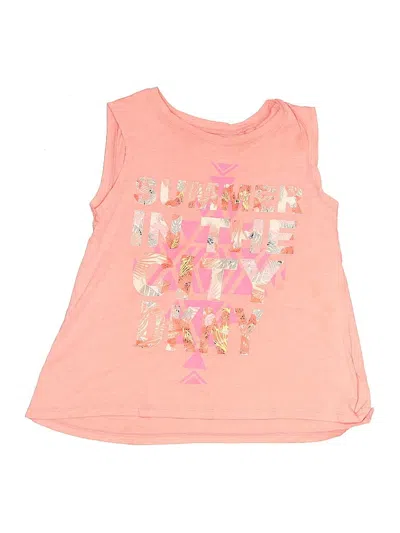 Pre-owned Dkny Kids' Sleeveless T-shirt In Orange