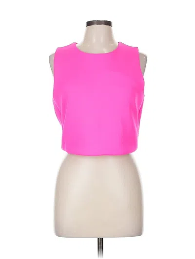 Pre-owned Dkny Sleeveless T-shirt In Pink
