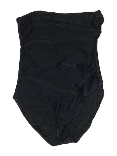 Pre-owned Dkny Sleeveless Top Black Strapless Neckline Tops