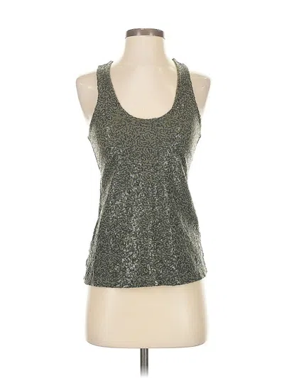 Pre-owned Dkny Sleeveless Top Silver Halter Neckline Tops