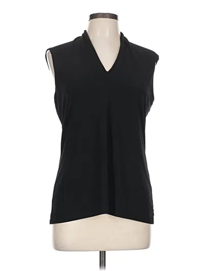 Pre-owned Dkny Sleeveless T-shirt In Black