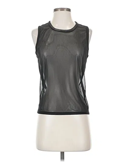 Pre-owned Dkny Sleeveless T-shirt In Black