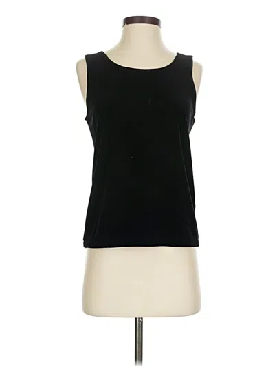 Pre-owned Dkny Sleeveless T-shirt In Black