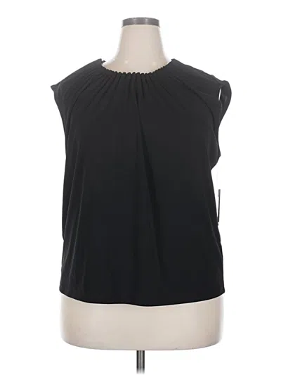 Pre-owned Dkny Sleeveless T-shirt In Black