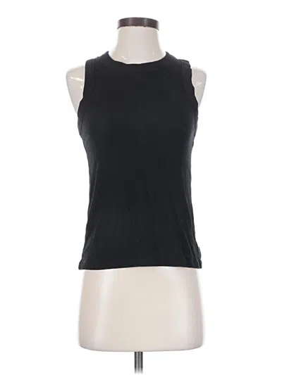 Pre-owned Dkny Sleeveless T-shirt In Black
