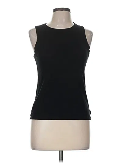 Pre-owned Dkny Sleeveless T-shirt In Black