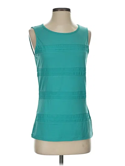 Pre-owned Dkny Sleeveless T-shirt In Blue