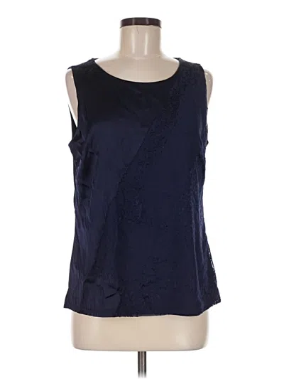 Pre-owned Dkny Sleeveless T-shirt In Blue