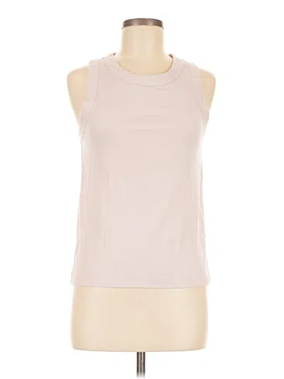 Pre-owned Dkny Sleeveless T-shirt In Brown