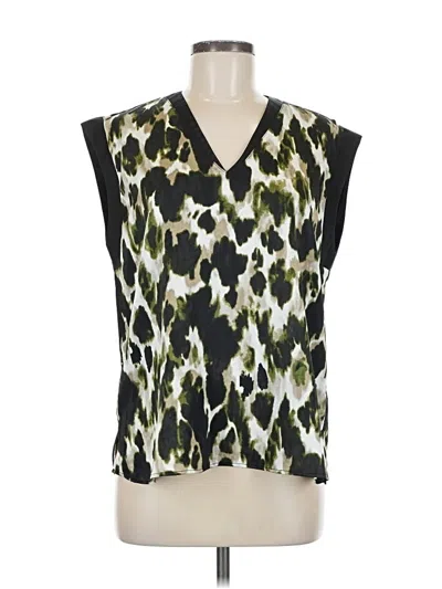 Pre-owned Dkny Sleeveless T-shirt In Green