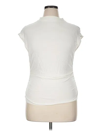 Pre-owned Dkny Sleeveless T-shirt In Ivory
