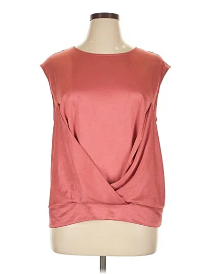 Pre-owned Dkny Sleeveless T-shirt In Pink