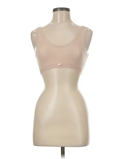Pre-owned Dkny Sleeveless T-shirt In Tan