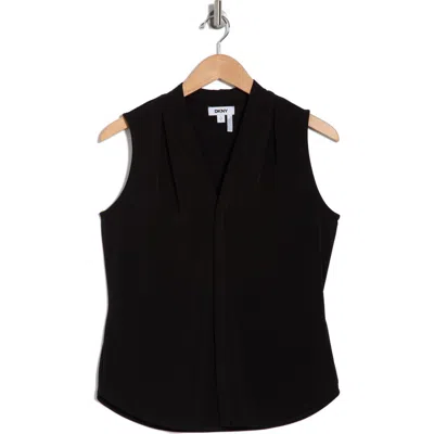 Dkny Sleeveless Tunic In Black