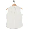 Dkny Sleeveless Tunic In Ivory