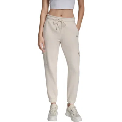 Dkny Slim Fit Cargo Joggers In Neutral