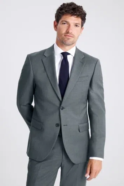 Dkny Slim Fit Teal Jacket In Blue