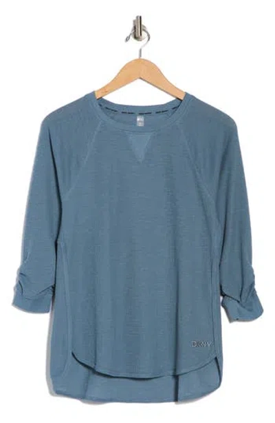 Dkny Slub Waffle High-low T-shirt