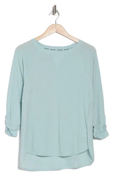 Dkny Slub Waffle High-low T-shirt