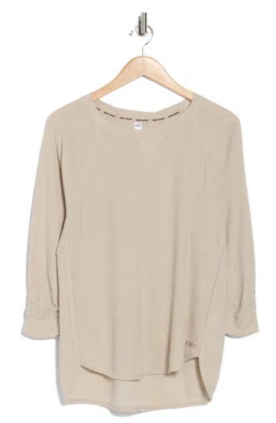 Dkny Slub Waffle High-low T-shirt