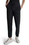 Dkny Smocked Waist Joggers In Black