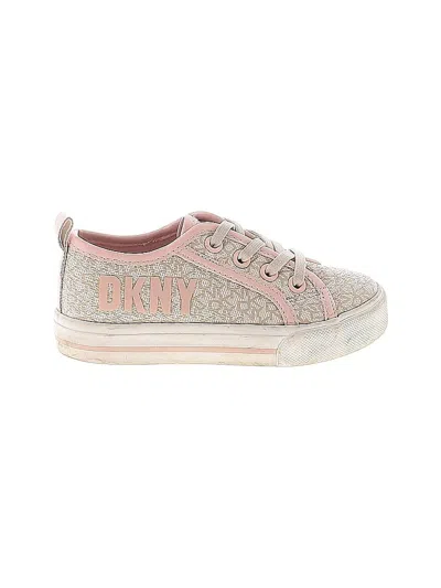 Pre-owned Dkny Kids' Sneakers In Brown