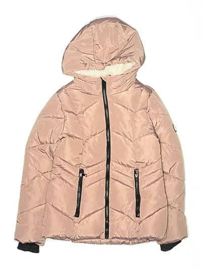 Pre-owned Dkny Kids' Snow Jacket In Pink