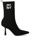 Dkny Sock Boots In Black