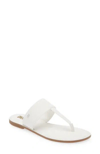 Dkny Solar Sandal In White