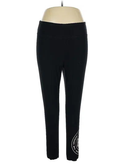 Pre-owned Dkny Sport Active Pants In Black