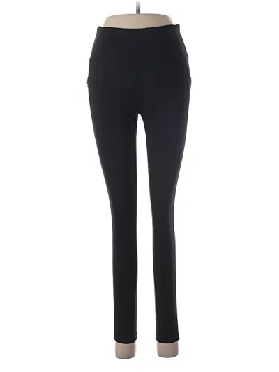 Pre-owned Dkny Sport Active Pants In Black