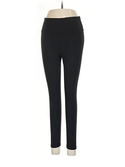Pre-owned Dkny Sport Active Pants In Black