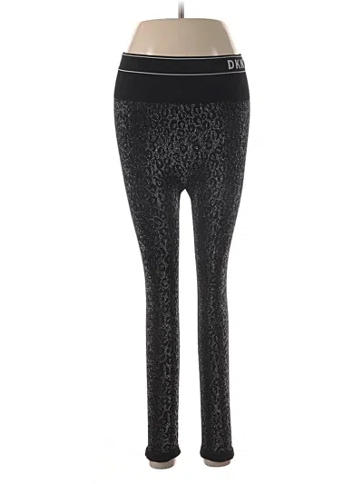 Pre-owned Dkny Sport Active Pants In Black