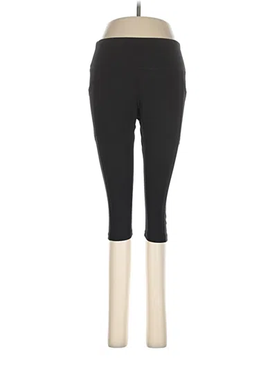 Pre-owned Dkny Sport Active Pants In Black