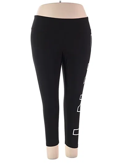 Pre-owned Dkny Sport Active Pants In Black