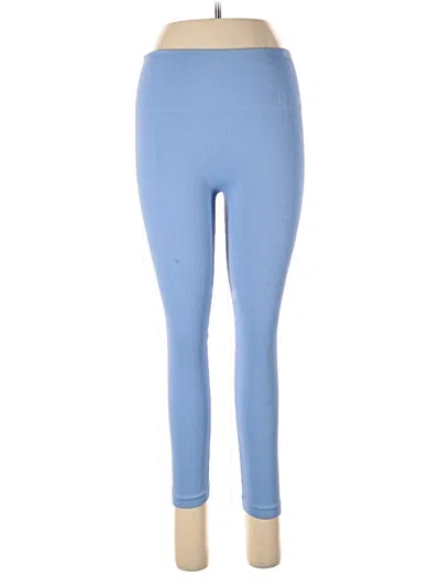 Pre-owned Dkny Sport Active Pants In Blue