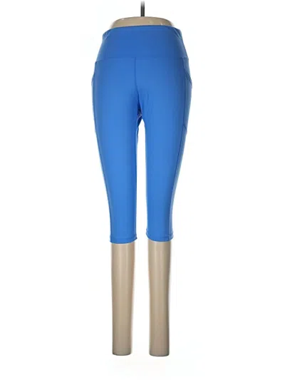 Pre-owned Dkny Sport Active Pants In Blue