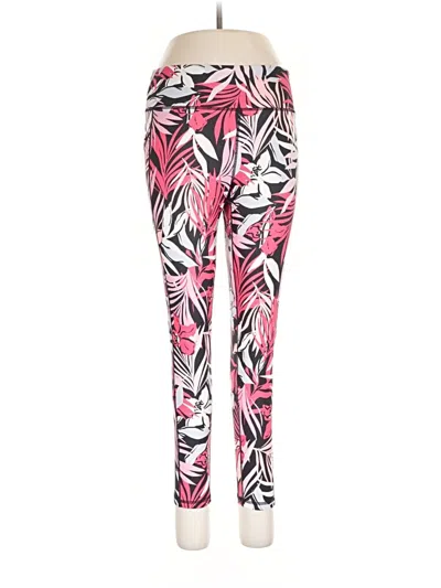 Pre-owned Dkny Sport Active Pants In Pink