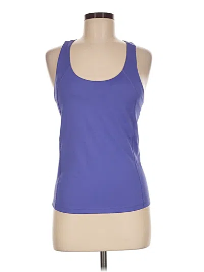 Pre-owned Dkny Sport Active Tank Top In Purple