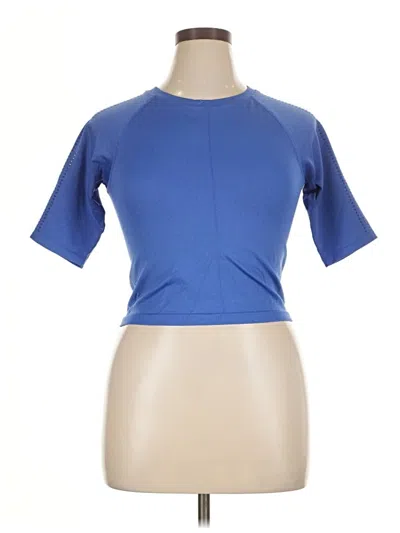 Pre-owned Dkny Sport Active T-shirt In Blue
