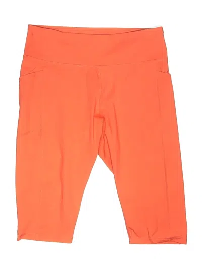 Pre-owned Dkny Sport Athletic Shorts In Orange