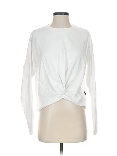 Pre-owned Dkny Sport Cardigan Sweater In White